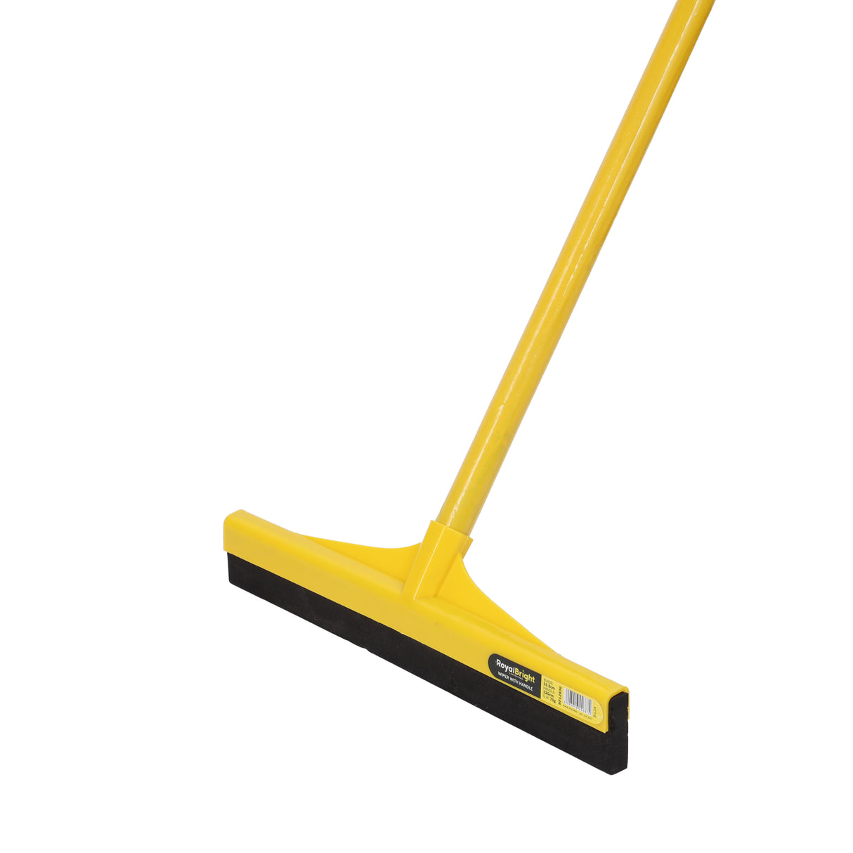 Royalford RF12836 Floor Wiper | 33.5cm PVA blade, durable wooden handle & ergonomic design| ideal for efficient wet and dry floor cleaning at home or workplace|