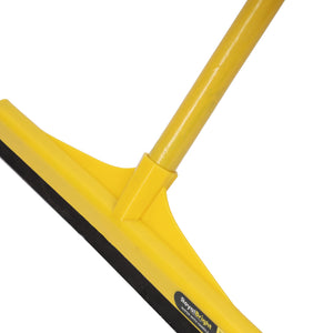 Royalford RF12836 Floor Wiper | 33.5cm PVA blade, durable wooden handle & ergonomic design| ideal for efficient wet and dry floor cleaning at home or workplace|