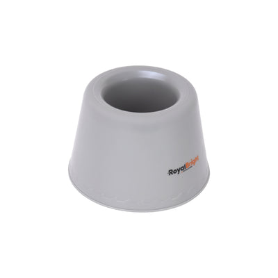 Royalford RF12839 CleanTech Toilet Brush with Holder| durable PP build, long handle & flexible bristles| hygienic holder, effective deep cleaning, ideal for daily use|