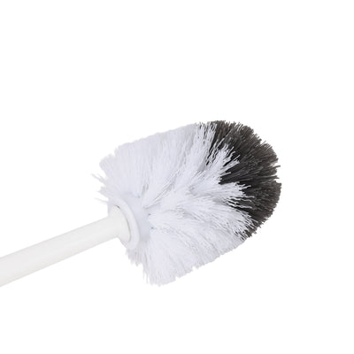 Royalford RF12839 CleanTech Toilet Brush with Holder| durable PP build, long handle & flexible bristles| hygienic holder, effective deep cleaning, ideal for daily use|
