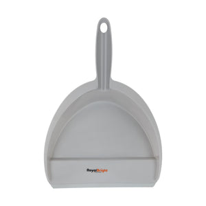 Royalford RF12840 CleanTech Dustpan and Brush Set | 23cm Durable Hand Broom | Plastic Dust Pan| Ergonomic Handle | Household Cleaning Tool for  Kitchen, Office & Home