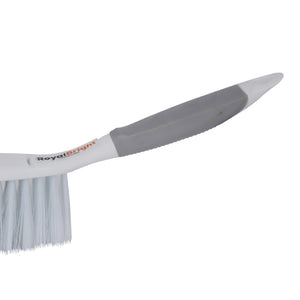 Royalford RF12842 RoyalBright CleanTech Multipurpose Brush| long ergonomic handle and flexible bristles| durable PP+TPR build for cleaning on tiles, floors and surfaces|