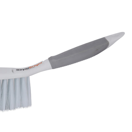 Royalford RF12842 RoyalBright CleanTech Multipurpose Brush| long ergonomic handle and flexible bristles| durable PP+TPR build for cleaning on tiles, floors and surfaces|