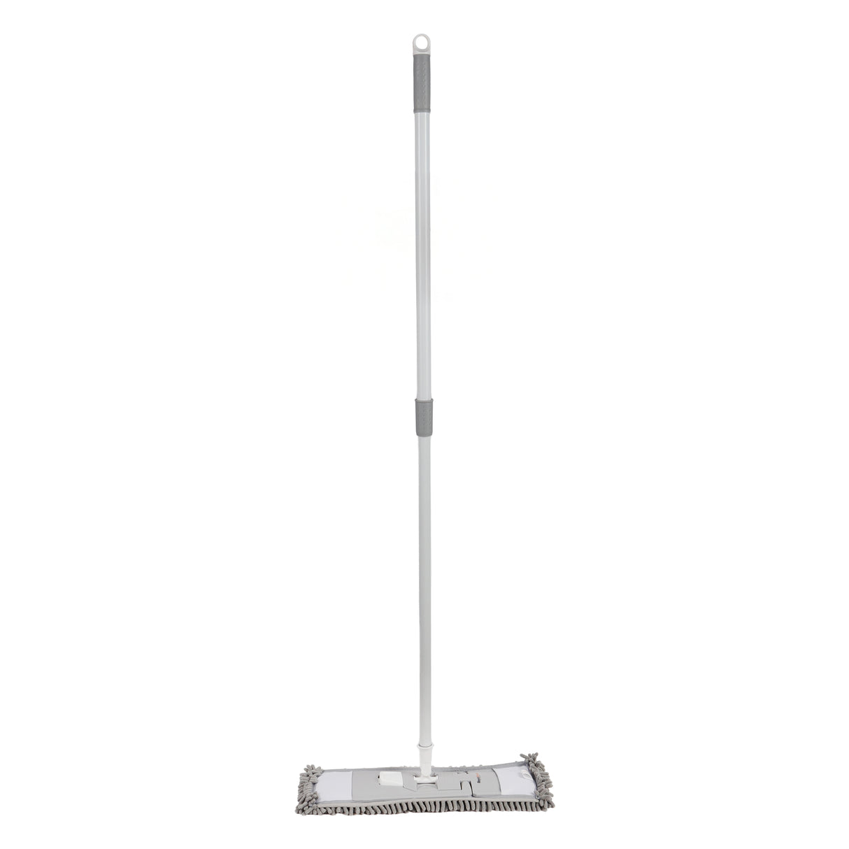 Royalford RF12846 CleanTech 40cm Microfiber Flat Mop | Flexible Head | 130cm Handle| High Water Absorbency | Fast Drying | Durable Floor Cleaning Mop for Home & Office