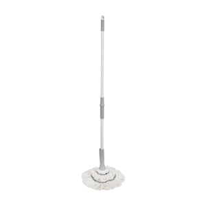 Royalford RF12847 CleanTech Microfiber Twist Mop | Self-Locking Wringing System | 130cm Long Handle | Super Absorbent | Fast Dry Floor Cleaning Mop for Home & Office