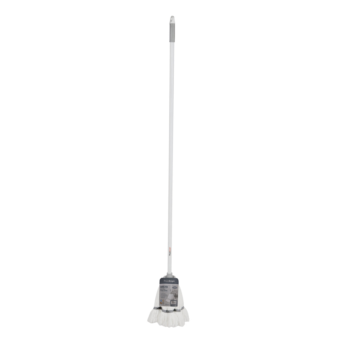 Royalford RF12848 CleanTech Microfiber Floor Mop | 130cm Handle | Super Absorbent Microfiber Mop Head | Durable Household Cleaning Mop for Tile, Wood & Marble Floors