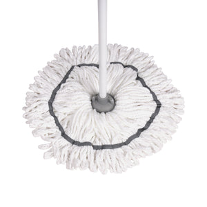 Royalford RF12848 CleanTech Microfiber Floor Mop | 130cm Handle | Super Absorbent Microfiber Mop Head | Durable Household Cleaning Mop for Tile, Wood & Marble Floors