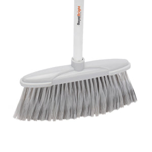 Royalford RF12850 CleanTech Multipurpose Broom | 27cm Wide Brush with 130cm Long Handle | Durable Floor Cleaning Broom | Perfect for Tile, Wood, Marble Floors,