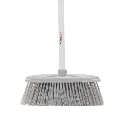 Royalford RF12850 CleanTech Multipurpose Broom | 27cm Wide Brush with 130cm Long Handle | Durable Floor Cleaning Broom | Perfect for Tile, Wood, Marble Floors,