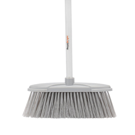 Royalford RF12850 CleanTech Multipurpose Broom | 27cm Wide Brush with 130cm Long Handle | Durable Floor Cleaning Broom | Perfect for Tile, Wood, Marble Floors,