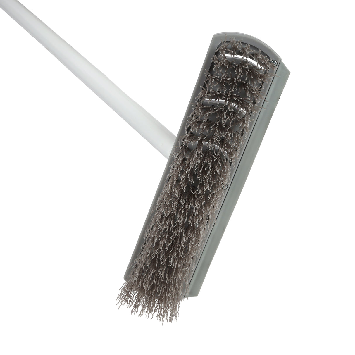 Royalford RF12851 CleanTech Floor Hard Broom 26cm with Iron Handle | Durable Household Cleaning Broom for Tile, Wood, Marble & Floors | Multipurpose Sweeping Brush