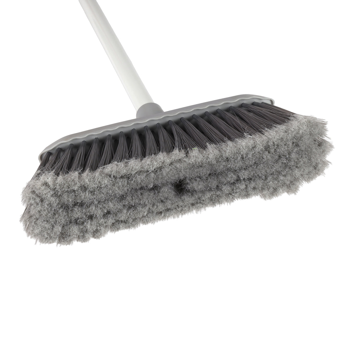 Royalford RF12852 CleanTech Anti-Dust Broom 25cm with Iron Handle | Multipurpose Floor Cleaning Broom for Tile, Wood, Marble Floors | Sweeping Brush for Cleaning Use