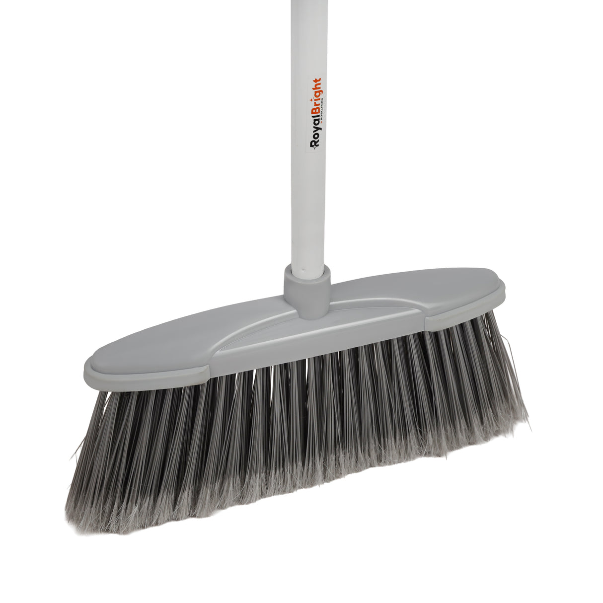 Royalford RF12853 CleanTech Indoor Broom 31cm with 130cm Long Handle | Strong Bristles  | Durable Floor Cleaning Broom for Tiles, Marble, Wood & Laminate Floors