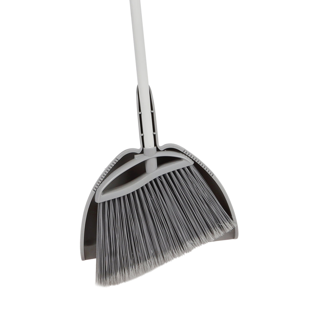 Royalford RF12854 CleanTech 33cm Dustpan & Broom Set | Durable Iron & Plastic Build | 130cm Long Handle | Multipurpose Floor,  Wall & Ceiling Cleaning Tool | Easy to Use