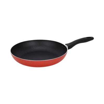 Royalford RF12885 Scarlet Honeycomb 26cm Frypan  | 3-Layer Durable Non-Stick Interior | 2.5mm Thick Body |  Heat-Resistant Bakelite Handle & Easy To Clean Design