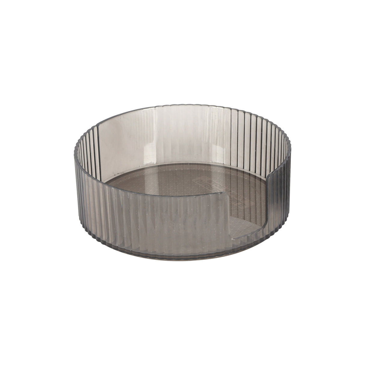 Royalford RF12899 Acrylic Tea Coasters Set of 6 with Holder | Durable Drink Coasters for Table Protection | Non Slip, Easy Clean Round Coaster Set for Home & Office