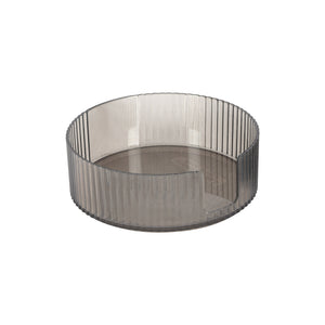Royalford RF12899 Acrylic Tea Coasters Set of 6 with Holder | Durable Drink Coasters for Table Protection | Non Slip, Easy Clean Round Coaster Set for Home & Office