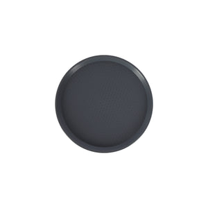 Royalford RF12899 Acrylic Tea Coasters Set of 6 with Holder | Durable Drink Coasters for Table Protection | Non Slip, Easy Clean Round Coaster Set for Home & Office