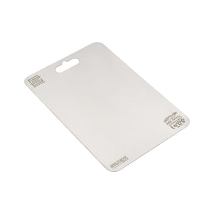 Royalford RF12900 Stainless Steel Chopping Board 31x21cm | Food-Grade BPA-Free Cutting Board | Durable, Scratch-Resistant, Hygienic & Easy to Clean Kitchen Prep Board