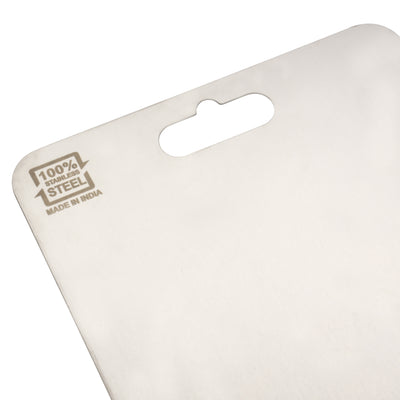 Royalford RF12901 Stainless Steel Chopping Board |Food Grade, BPA Free | Scratch Resistant |  Durable |  Easy to Clean Cutting Board for Hygienic Kitchen Food Preparation