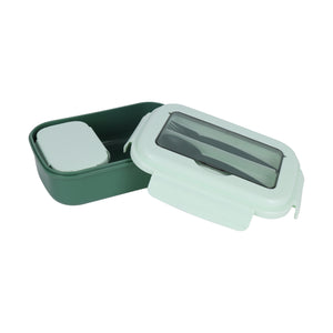 Royalford RF12905 Lunch Box with Spoon & Fork| Airtight, BPA Free, 700ml + 200ml Food & Container| Dual Compartment, Leak Resistant & Durable Compact Lunch Storage|