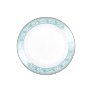 Royalford RF12913 8 Inch Melamine Flat Plate | Durable, Lightweight , Chip Resistant, Dishwasher Safe & Freezer Safe | Elegant Dinner Plate for Home Kitchen & Dining Use