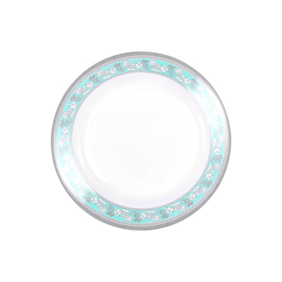 Royalford RF12913 8 Inch Melamine Flat Plate | Durable, Lightweight , Chip Resistant, Dishwasher Safe & Freezer Safe | Elegant Dinner Plate for Home Kitchen & Dining Use