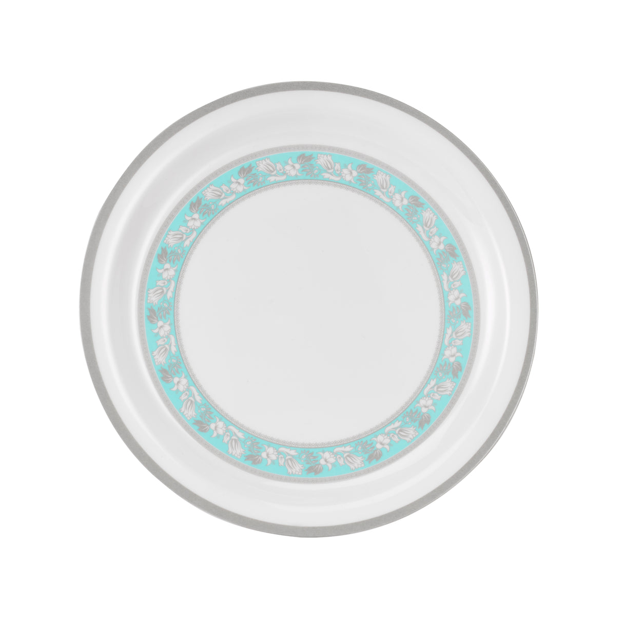 Royalford RF12911 11" Melamine Dinner Plate | chip-resistant floral design with lightweight | dishwasher & freezer safe, ideal for daily dining and serving use|