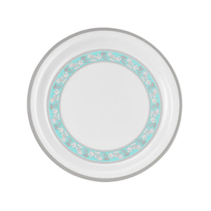 Royalford RF12911 11" Melamine Dinner Plate | chip-resistant floral design with lightweight | dishwasher & freezer safe, ideal for daily dining and serving use|