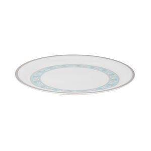 Royalford RF12911 11" Melamine Dinner Plate | chip-resistant floral design with lightweight | dishwasher & freezer safe, ideal for daily dining and serving use|