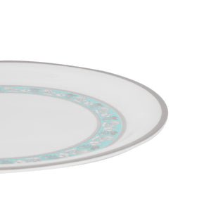 Royalford RF12911 11" Melamine Dinner Plate | chip-resistant floral design with lightweight | dishwasher & freezer safe, ideal for daily dining and serving use|