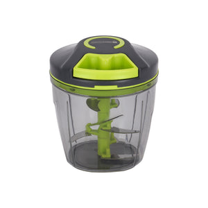 Royalford RF12923 Handy Pull Chopper 1000ml| 6 Stainless Steel Blades with Manual Food Chopper| Easy Pull Cord Mechanism & Compact Durable Vegetable Fruit Chopper|