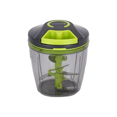 Royalford RF12923 Handy Pull Chopper 1000ml| 6 Stainless Steel Blades with Manual Food Chopper| Easy Pull Cord Mechanism & Compact Durable Vegetable Fruit Chopper|