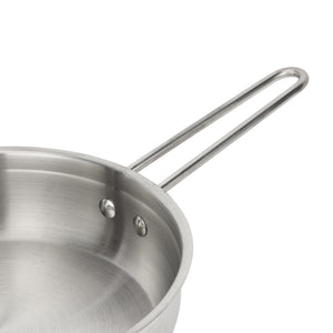 Royalford RF12925 Stainless Steel Cookware Set 9 PCS with Lids | Induction Compatible | Extra-Thick Multi-Layer Base Cooking Pots, Casseroles & Frypan For Daily Use