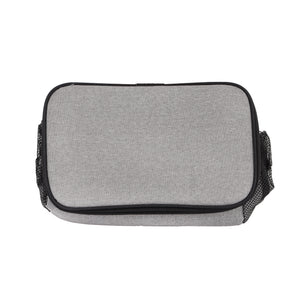 Royalford RF12930 Insulated Lunch Carry Bag | Portable Thermal Food Storage Bag with Zip Closure| Side Mesh Pockets| Water-Resistant Non-Woven Fabric for Office & School