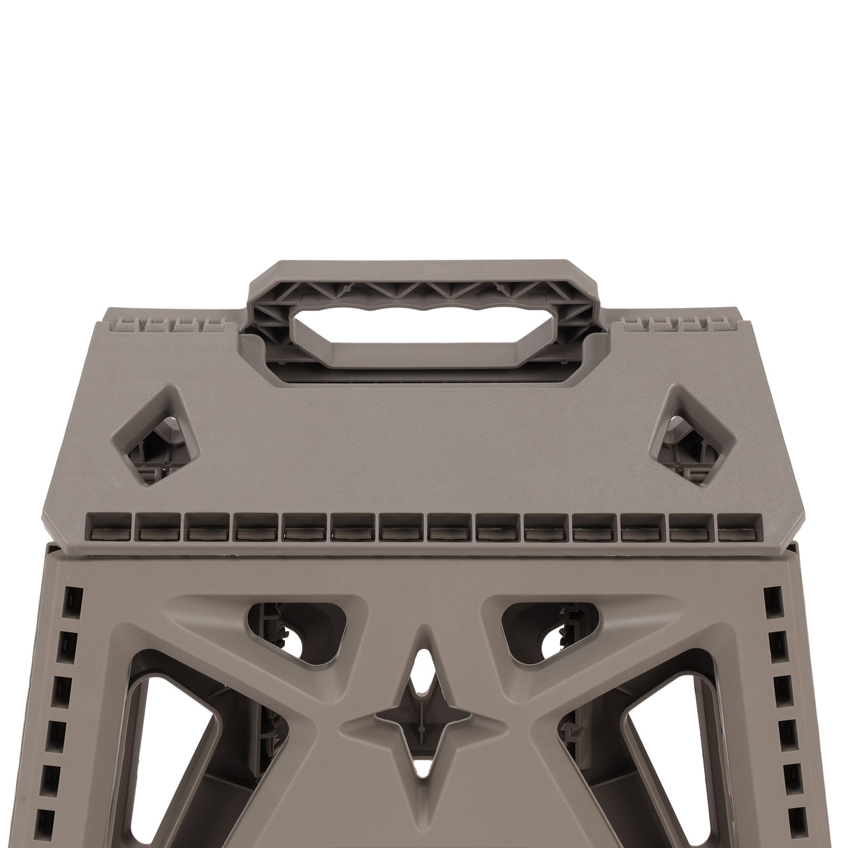 Royalford RF12933 Folding Stool |  Strong & Sturdy PP Plastic Construction | Portable Foldable Step Stool with Handle | Perfect for Home, Kitchen, Office & Outdoor Use