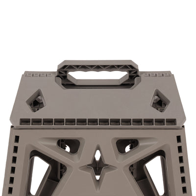 Royalford RF12933 Folding Stool |  Strong & Sturdy PP Plastic Construction | Portable Foldable Step Stool with Handle | Perfect for Home, Kitchen, Office & Outdoor Use