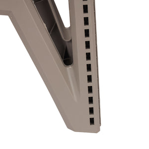Royalford RF12933 Folding Stool |  Strong & Sturdy PP Plastic Construction | Portable Foldable Step Stool with Handle | Perfect for Home, Kitchen, Office & Outdoor Use