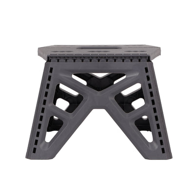 Royalford RF12934 Folding Stool 18.5x20x23cm | Strong & Sturdy PP Plastic Portable Step Stool |Foldable Design | Carry Handle for Home, Kitchen, Bathroom & Outdoor Use