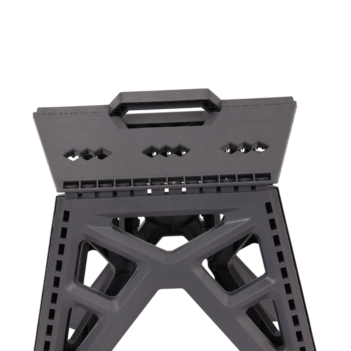Royalford RF12934 Folding Stool 18.5x20x23cm | Strong & Sturdy PP Plastic Portable Step Stool |Foldable Design | Carry Handle for Home, Kitchen, Bathroom & Outdoor Use