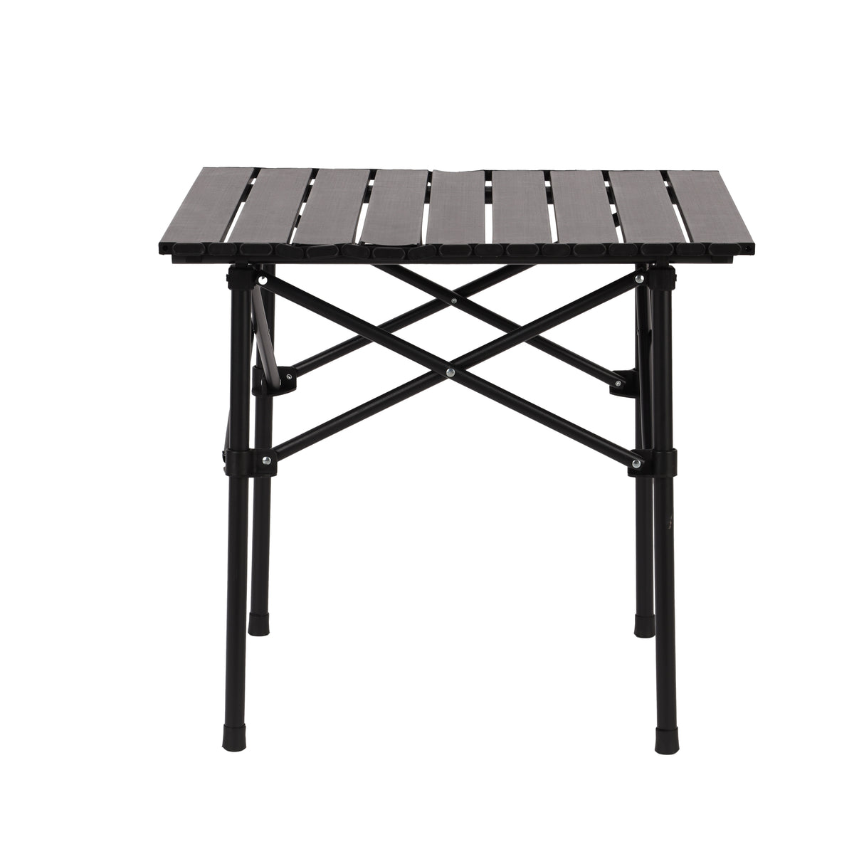Royalford RF12935 Folding Table 50x50x53cm | Strong Iron Legs & Detachable Plastic Top Panels | Portable, Sturdy & Space-Saving Table for Home, Camping & Outdoor Use