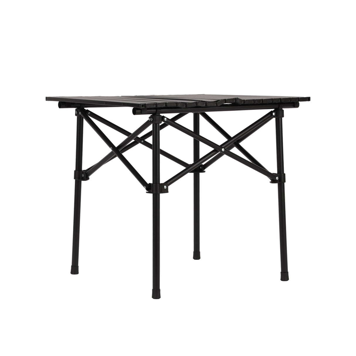 Royalford RF12935 Folding Table 50x50x53cm | Strong Iron Legs & Detachable Plastic Top Panels | Portable, Sturdy & Space-Saving Table for Home, Camping & Outdoor Use