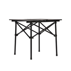 Royalford RF12935 Folding Table 50x50x53cm | Strong Iron Legs & Detachable Plastic Top Panels | Portable, Sturdy & Space-Saving Table for Home, Camping & Outdoor Use