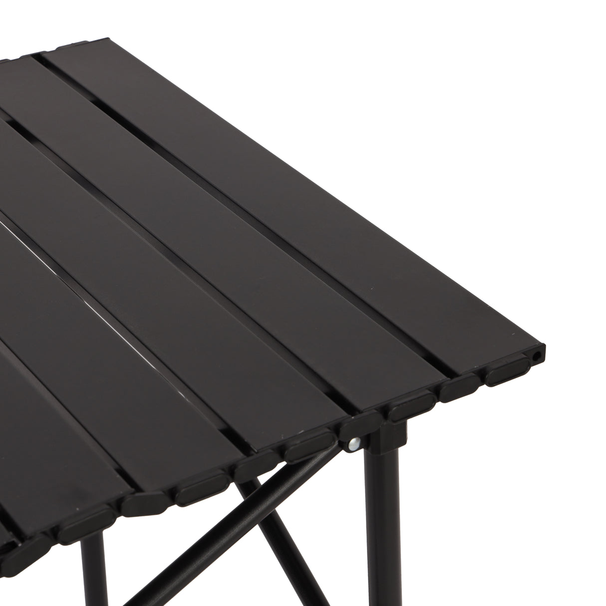 Royalford RF12935 Folding Table 50x50x53cm | Strong Iron Legs & Detachable Plastic Top Panels | Portable, Sturdy & Space-Saving Table for Home, Camping & Outdoor Use