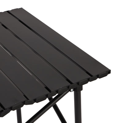 Royalford RF12935 Folding Table 50x50x53cm | Strong Iron Legs & Detachable Plastic Top Panels | Portable, Sturdy & Space-Saving Table for Home, Camping & Outdoor Use