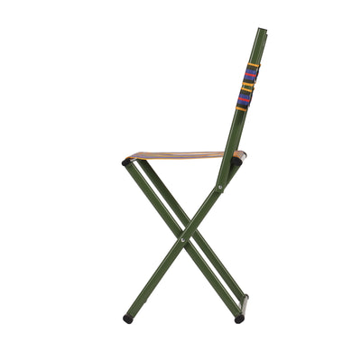 Royalford RF12940 Foldable Camping Chair | Strong Iron Frame | Durable Woven Strap Seat Outdoor Folding Chair | Lightweight Portable Picnic, Garden Seating Solution
