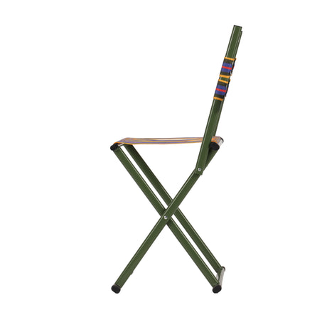 Royalford RF12940 Foldable Camping Chair | Strong Iron Frame | Durable Woven Strap Seat Outdoor Folding Chair | Lightweight Portable Picnic, Garden Seating Solution