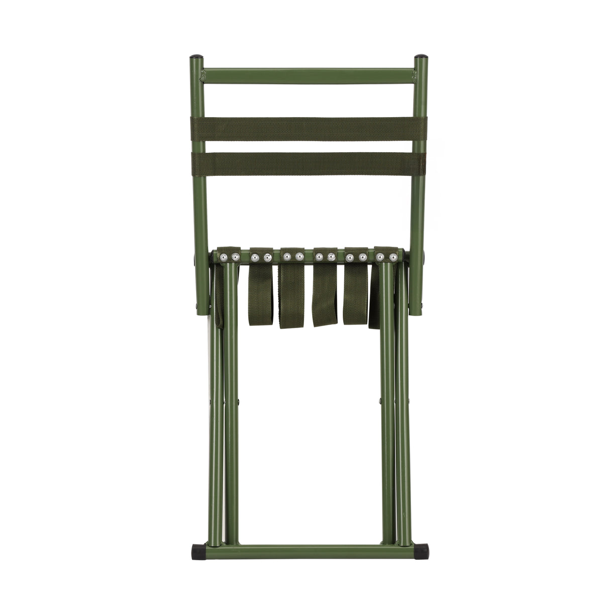 Royalford RF12941 Foldable Camping Chair | Strong Iron Legs |  Durable Woven Strap Seat | Lightweight | Portable Outdoor Chair for Camping, Picnic, Fishing & Travel