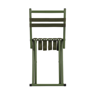Royalford RF12941 Foldable Camping Chair | Strong Iron Legs |  Durable Woven Strap Seat | Lightweight | Portable Outdoor Chair for Camping, Picnic, Fishing & Travel