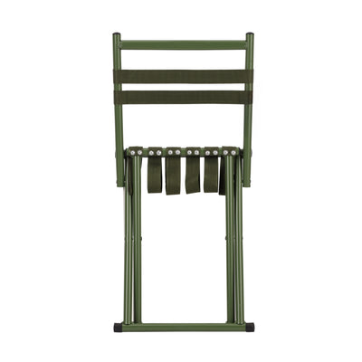 Royalford RF12941 Foldable Camping Chair | Strong Iron Legs |  Durable Woven Strap Seat | Lightweight | Portable Outdoor Chair for Camping, Picnic, Fishing & Travel